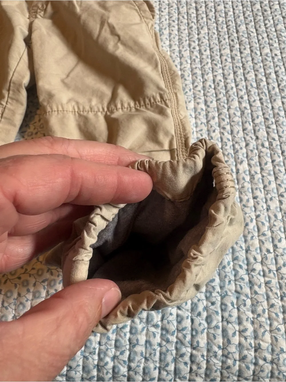 Gymboree Tan Pull-On Lined Jogger Pants for Kids